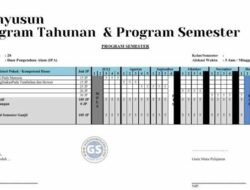 LANGKAH LANGKAH MENYUSUN PROTA DAN PROSEM